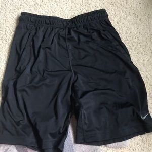 Black nike basketball shorts